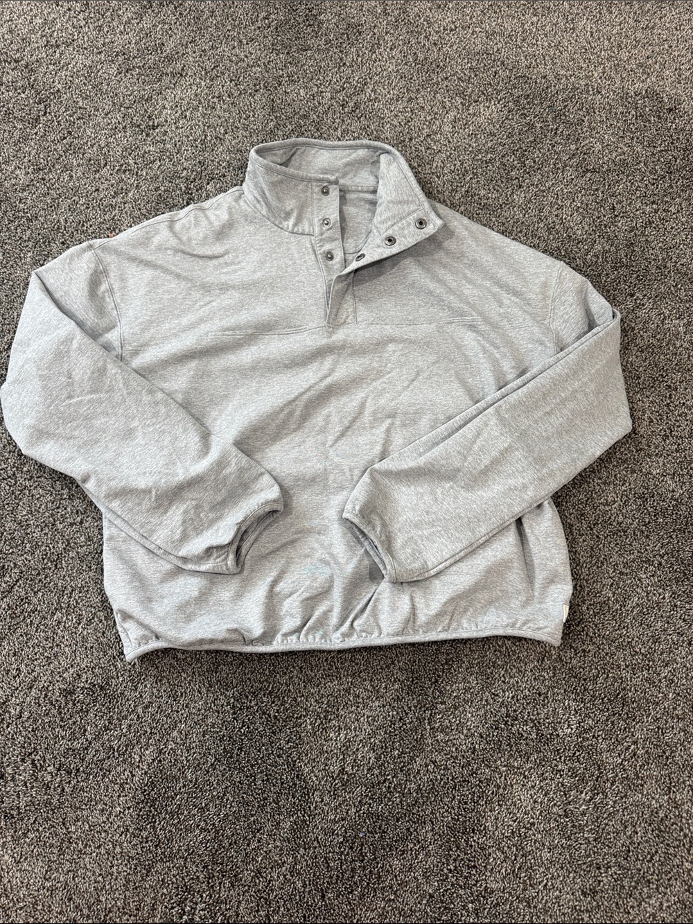 Vuori snap mock neck